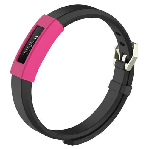 Estuche Protector Silicona para Fitbit Alta HR (Rosa Roja)