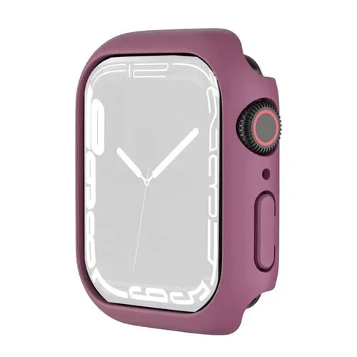 Estuche Protector TPU para Apple Watch Series 8/7 41mm a Prueba de Golpes (Rojo Vino)
