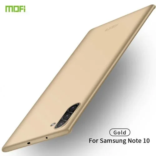 Estuche rígido Mofi Frosted PC para Galaxy Note10 (Dorado)