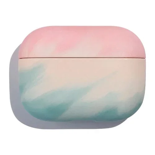 Etiqueta para Airpods 1 / 2 Tinta Pintura Agua Auriculares Estuche (Verde)