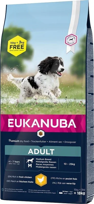 Eukanuba adult large breed chicken 18kg