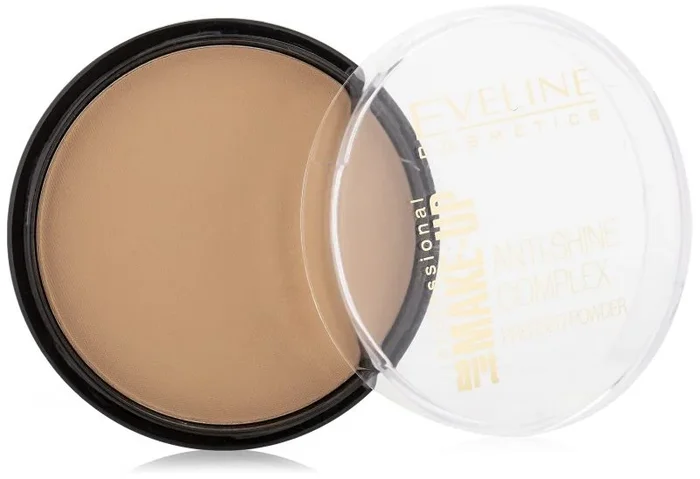Eveline make-up art anti-shine complex pressed powder 37 warm beige 14 g