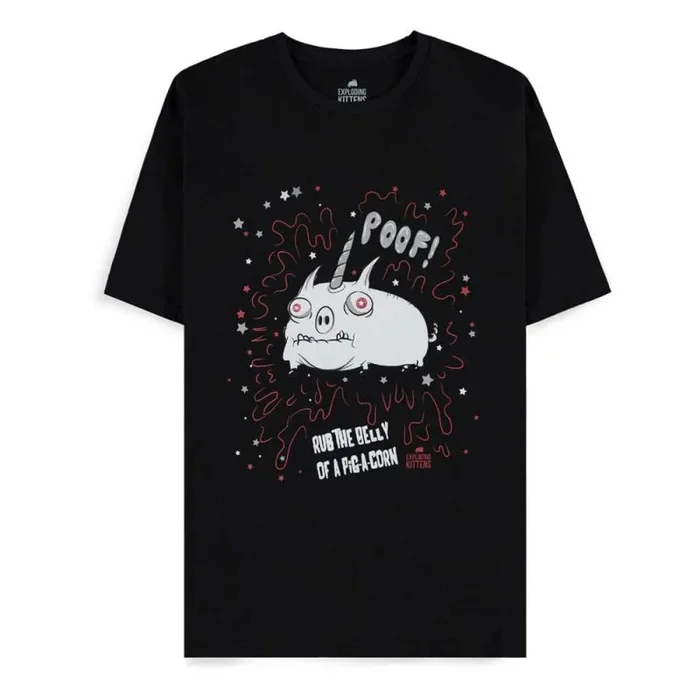 Exploding kittens camiseta poof! talla m