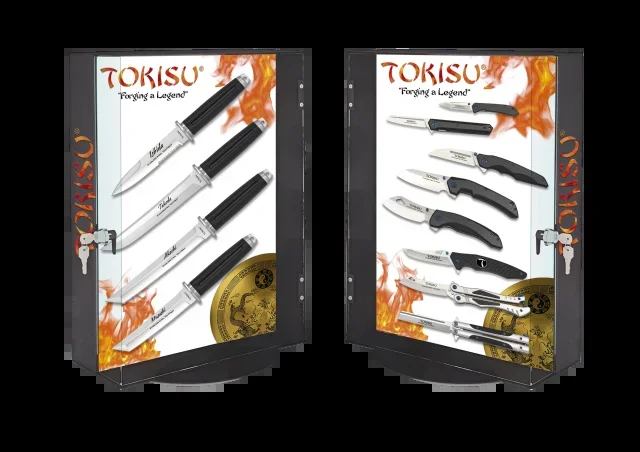 Expositor Tokisu Albainox, contiene 25 referencias Tokiso