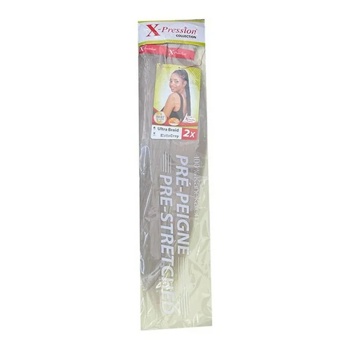 Extensiones para el pelo pre-peigne x-pression mattegray (1×2)