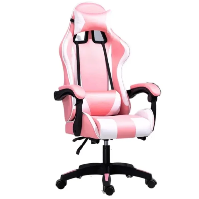 Extralink gaming | silla de juego | oficina, giratoria, cubo, rosa y blanco, g-525