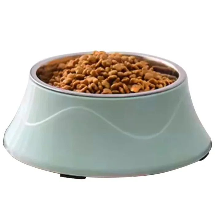 Extralink pets podwójna miska dla psa kota metalowa 2w1 na karmę suchą mokrą i wodę pet-823