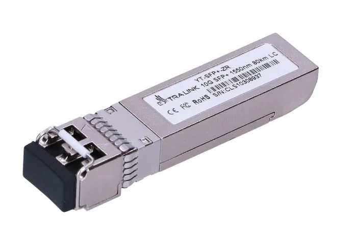 Extralink sfp+ 10g | sfp+ módulo | 10gbps, lc/upc, 1550nm, 80km, single mode, dom