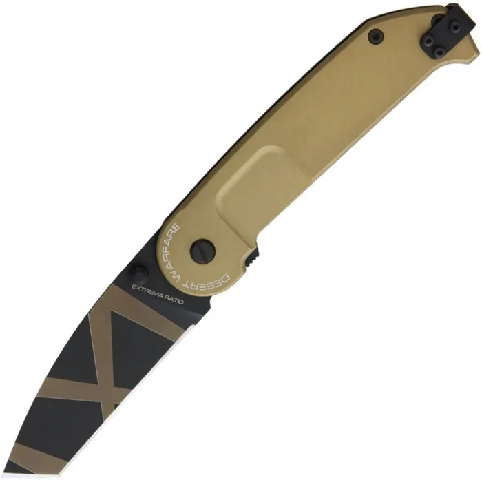 Extrema Ratio BF1, Navaja Plegable de Uso Diario, Hoja Bruñida, Sistema LINER-LOCK, Diseño Discreto y Funcional