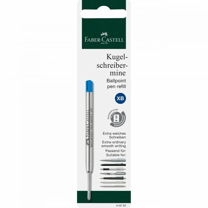 Faber-Castell 148793 Recambio de bolígrafo Azul 1 pieza(s)