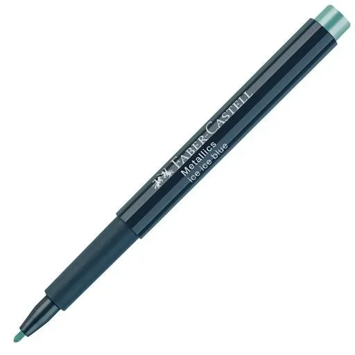 Faber Castell rotulador Punta de Fibra Metallics Marker Ice Ice Blue -10u-