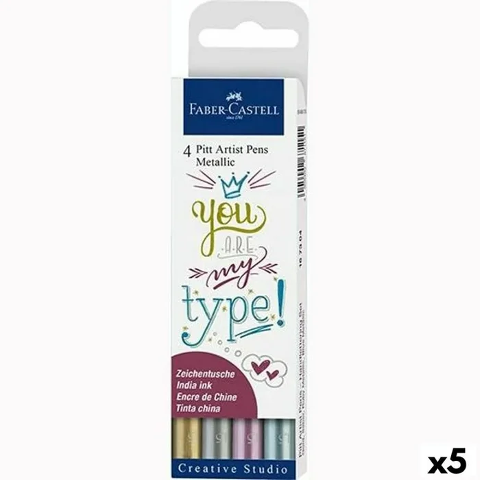 Faber-Castell- Set de Rotuladores, Animal_Print, Multicolor, Estándar (S8421960)