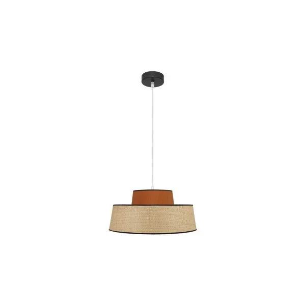 FABRILAMP Colgante Natural/calabaza modelo Jia 1luz Regulable