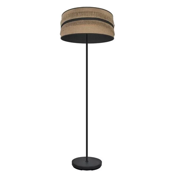 FABRILAMP Pie Salon Natalia 1xe27 Negro/saco-negro 164x40x40 Cm