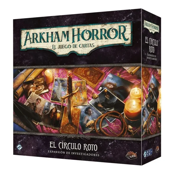 Fantasy Flight Games – Arkham Horror LCG: El Círculo Roto Expansión de Investigadores – Juego de Cartas en Español