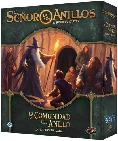 Fantasy Flight Games El Señor de los Anillos LCG – La Comunidad del Anillo Expansión de Saga – Juego de Cartas en Español, de 1 a 4 jugadores, MEC109ES