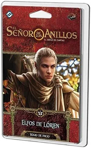 Fantasy Flight Games, MEC104ES El Señor de los Anillos LCG, Elfos de Lórien Mazo de Inicio, Juego de Cartas en Español, Multicolor