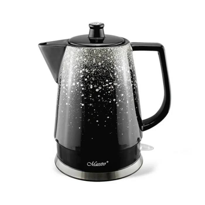 Feel Maestro Hervidor MR-074 Negro Plateado Cerámico 1500 W 1,5 L