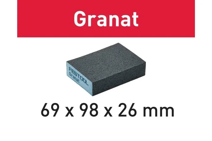 Festool gąbka szlifierska 69x98x26 p220 granat 6szt.