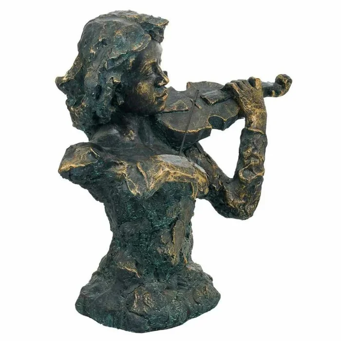 Figura decorativa alexandra house living magnesio músico 35 x 61 x 61 cm