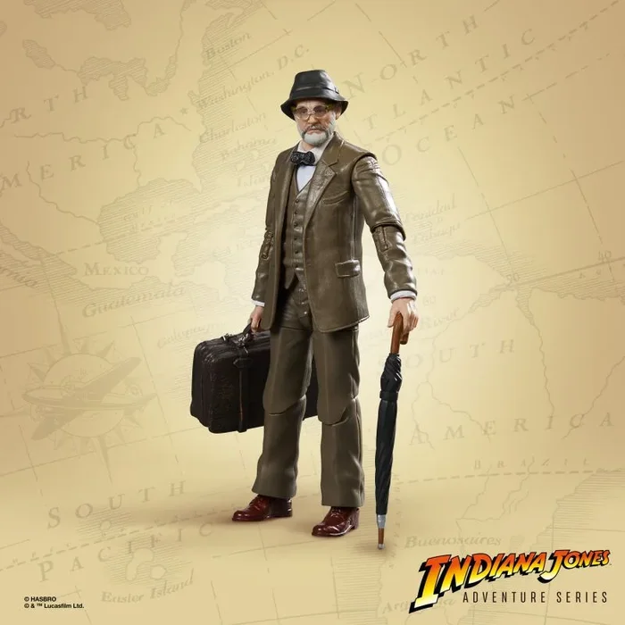 Figura hasbro indiana jones y la última cruzada adventure series henry jones