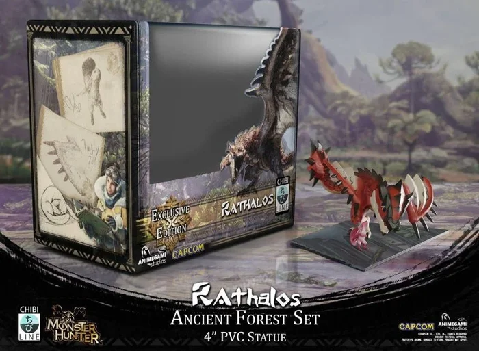 Figura monster hunter rathalos linea chibi