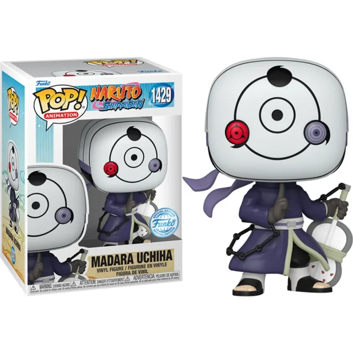 Figura pop! special edition madara uchiha con máscara 9 cm