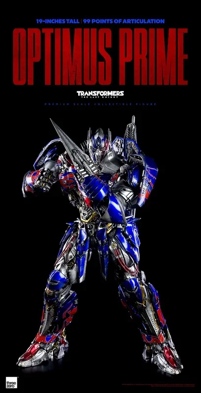 Figura premium transformers el ultimo caballero optimus prime deluxe