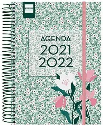 Finocam agenda escolar secundaria mod. fruit 4º espiral día página tapa pp castellano 2021/22