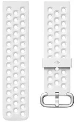Fitbit FB171SBWTL Accesorios para dispositivos vestibles inteligentes Grupo de rock Blanco Aluminio, Elastómero