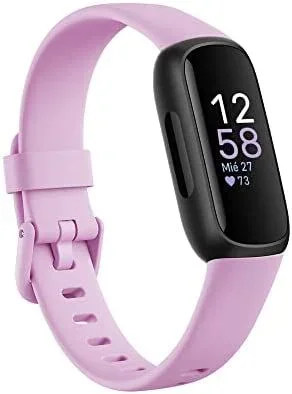 Fitbit Inspire 3, la pulsera de salud y actividad física con hasta 10 días de batería y compatible con Android e iOS, Lavanda