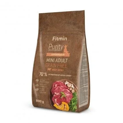 FITMIN Purity GF Adult Mini Beef 800 g Adulto Ternera