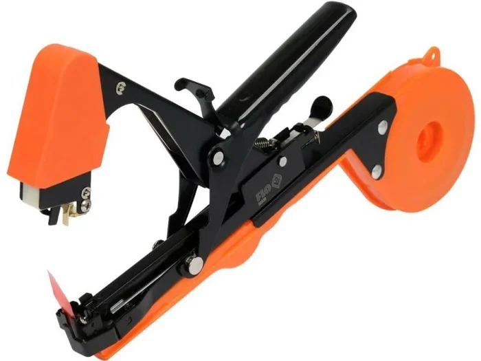 Flo 88830, alambre plastificado y abrazadera para planta, acero, 1 pieza, resistente, ideal para soporte en jardines y huertos.