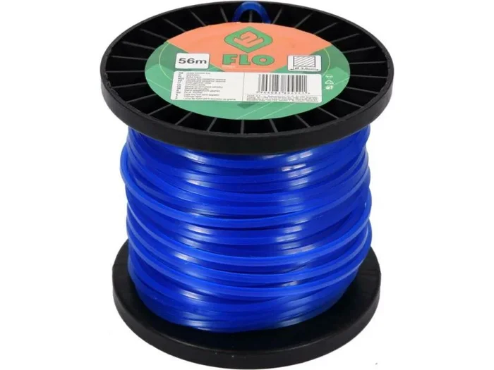 FLO 89454 – La línea de corte de hierba 3.0mmx56m / cuadrado /