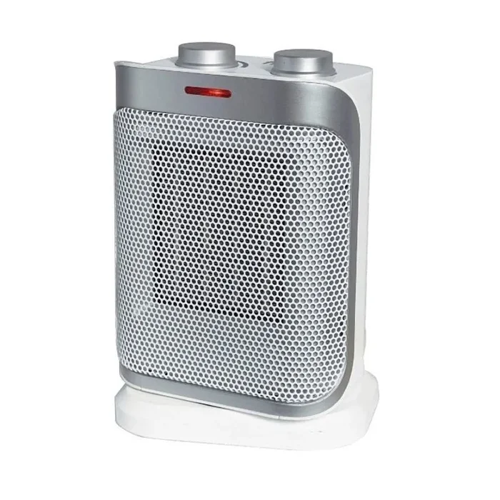 FM Calefacción TC-1900 calefactor eléctrico Interior Gris, Blanco 1800 W Ventilador eléctrico