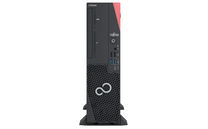 Fujitsu ESPRIMO D7011 I5-11500 256SSD 8GB DVDRW HDMI W10P SFF Intel® Core™ i5 DDR4-SDRAM 256 GB SSD Windows 10 Pro Mini PC Rojo, Negro