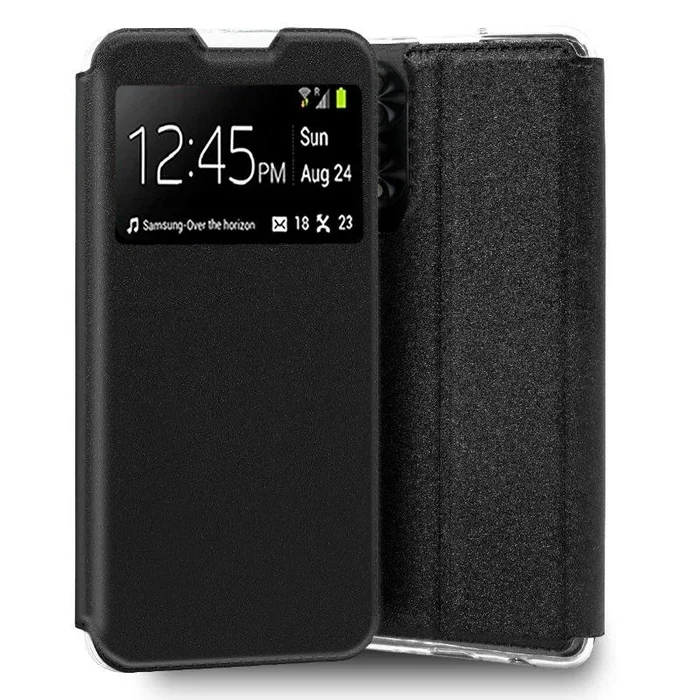 Funda Cool Flip Cover para TCL 40 Nxtpaper Liso Negro