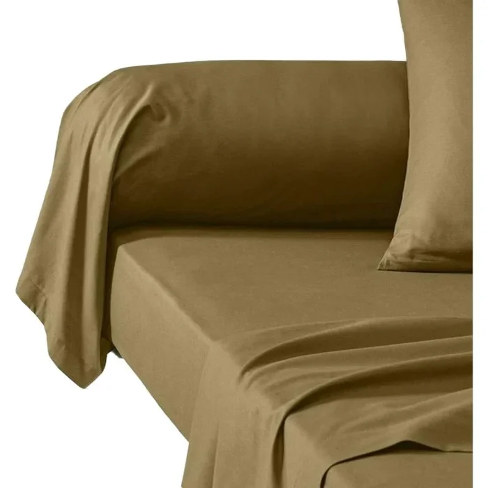 Funda de Almohada Essential 45 x 185 cm, Color Bronce, algodón 57