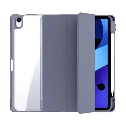 Funda de Cuero Inteligente para iPad Mutural Pinyue Serie 2025/2022 (Morado)
