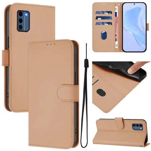 Funda de Piel Sintética con Cordón para Nokia C300 (Piel)