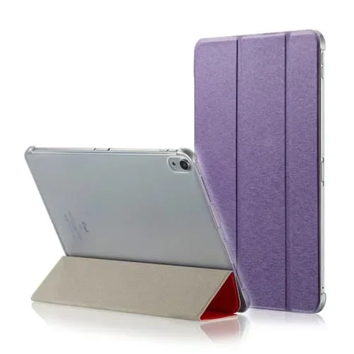 Funda de Piel Sintética Magnética para iPad Pro 11 Pulgadas (2018) con Soporte Plegable y Función Reposo (Púrpura)