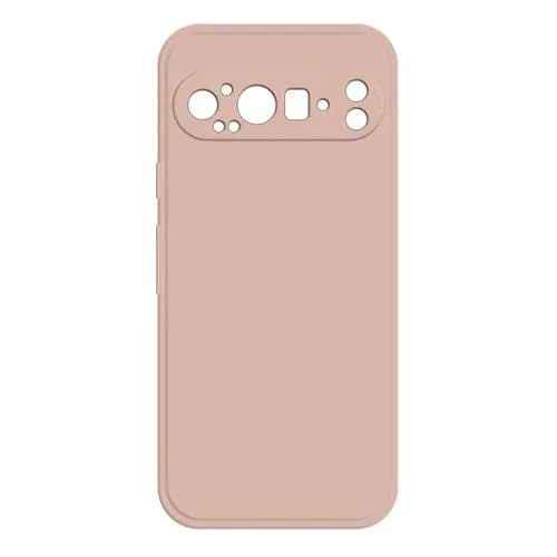 Funda de Silicona Líquida Imitación para Google Pixel 9 Pro (Rosa)