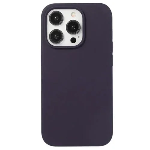 Funda de Silicona Líquida para iPhone 13 Pro Max (Morado Baya)