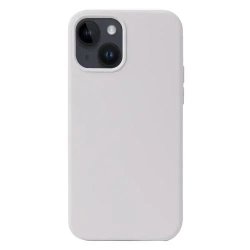 Funda de Silicona Líquida para iPhone 15 Plus (Blanco)