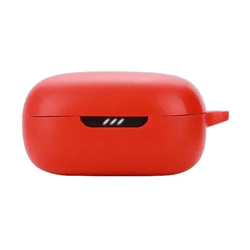 Funda de Silicona para Auriculares Bluetooth JBL Live Free 2 TWS (Rojo)
