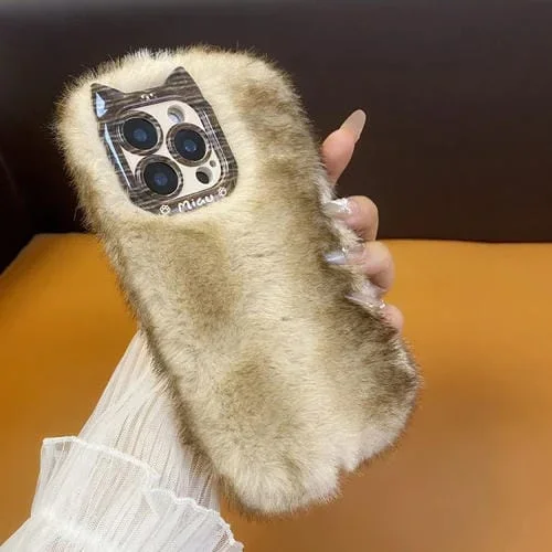 Funda de Silicona para iPhone 16 Pro Cobertura Total a Prueba de Golpes (Marrón)