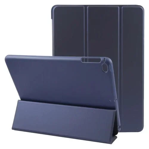 Funda de Tableta Gebei para iPad 9.7 (2018, 2017) Air Air2 Cuero 3 Soportes Plegables (Azul Oscuro)