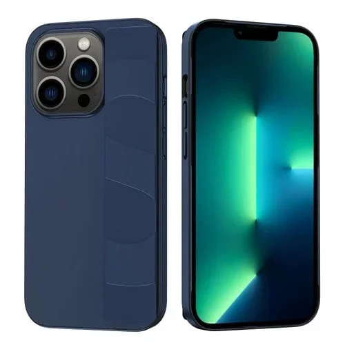 Funda de Teléfono iPhone 13 Pro Max Soporte de Pulsera Silicona (Azul)