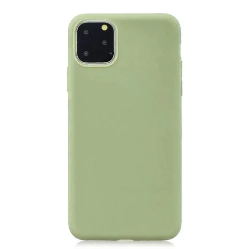 Funda de teléfono TPU iPhone 13 Mini función protección (Té Verde)