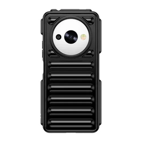 Funda de TPU de Color Caramelo para Redmi A3 Capsule Series (Negra)